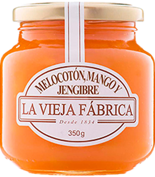 La Vieja Fábrica - Mermelada Melocotón, Mango y Jengibre